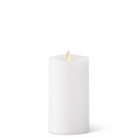 3.5" x 7.5" LED White Indoor Luminara Pillar Candle