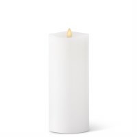 3.5" x 8.75" LED White Indoor Luminara Pillar Candle