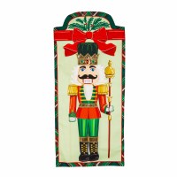 28" x 13" Multicolored Nutcracker Mini Extra Long Christmas Garden Flag