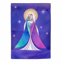 18" x 13" Holy Family Mini Christmas Garden Flag