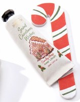 1 Oz Candy Shop Fragrance Hand Cream With a Candy Cane Nail File