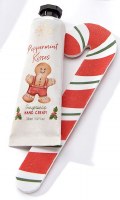 1 Oz Gingersnap Fragrance Hand Cream With a Candy Cane Nail File