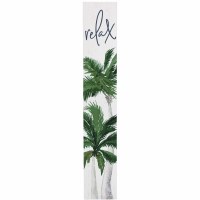 46" x 8" "Relax" Palm Trees Poarch Board