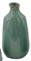 9" Green Ceramic Vase