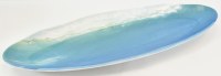 8" x 19" Oval Shoreline Melamine Serving Tray