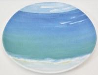 9" Round Shoreline Melamine Salad Plate