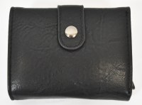 Black RFID Bi-Fold Wallet