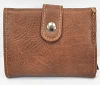 Brown RFID Bi-Fold Wallet
