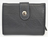 Navy RFID Bi-Fold Wallet