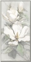 48" x 24" Calming Blooms 2 Botanical Canvas Framed