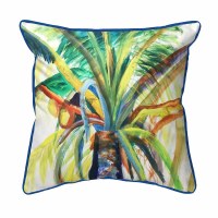 18" Sq Palm Tree and Coconuts 1 Decorative Tropical Indoor/Outdoor Pillow