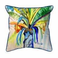 18" Sq Palm Tree and Coconuts 2 Decorative Tropical Indoor/Outdoor Pillow