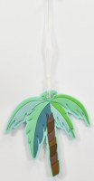 Palm Tree Luggage Tag