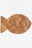 12" x 18" Fish Shaped Cork Placemat