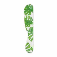 6" Melamine Tropical Leaves Spreader