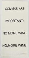 "Commas Are Important" Kitchen Towel