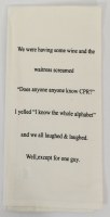 "We Were Having Some Wine" Kitchen Towel
