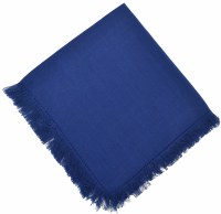 20" Sq Navy Fringe Hem Cloth Napkin