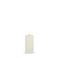 2" x 4" LED Ivory 3D Flame Luminesce Pillar Candle