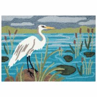 1.8' x 2.6' Egret Lake Coastal Rug