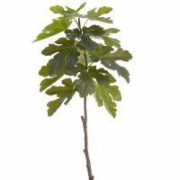 41" Faux Green Fig Leaf Branch