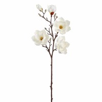 39" Faux White Magnolia Spray