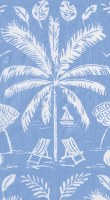 8" x 5" Ocean Palms and Parasols Guest Towels