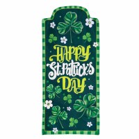 28" x 13" "Happy St. Patrick's Day" Extra Large Mini Garden Flag