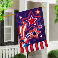 44" x 28" Red, White, and Blue Stars and Stripes Large Fourth of July Flag