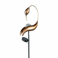 51" Copper Bird Solar Garden Stake