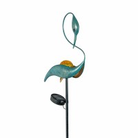 51" Verdigris Bird Solar Garden Stake