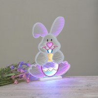 16" LED Easter Bunny Infinity Light