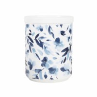 6" Blue Floral Ceramic Utensil Holder