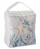 9" Reversible Starfish and Sand Dollar Coastal Doorstop