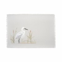 13" x 19" White Egret Placemat