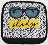 "Shady" Black Dots Luggage Handle Wrap