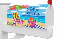 "Feelin' Beachy" Coastal Mailbox Cover