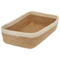 10" x 6" Natural Jute Guest Towel Holder