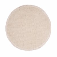 15" Round Sand Fringe Placemat