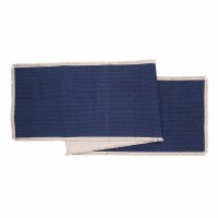 14" x 72" Blue Fringe Table Runner