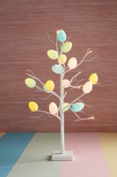24" LED Multipastel Easter Egg Tree by Mud Pie