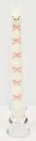 10" Pink Bunny Taper Candle by Mud Pie