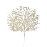 22" Faux Cream Sea Fan