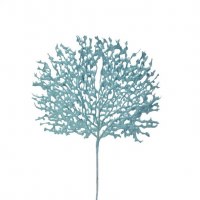 22" Faux Blue Sea Fan