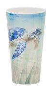 Blue Melamine Sea Turtle Tumbler