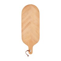 26" x 10" Oval Natural Wood Serving Board by Mud Pie