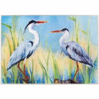 22" x 32" Great Blue Herons Indoor/Outdoor Rug