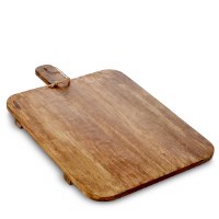 28" x 19" Brown Wood Serving Board