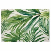 12" x 18" Green Palm Fronds Fabric Placemat