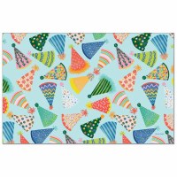 Pack of 24 11" x 17" Birthday Party Hats Paper Placemats